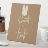 Einfache Süßigkeiten und Leckereien Sockelschild (In Situ)