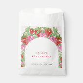 Einfache Sweet Strawberry Arch Baby Dusche Geschenktütchen (Vorderseite)