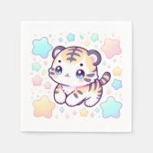 Einfache Sweet Tiger Baby Dusche Serviette (Vorderseite)