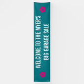 Einfache Symbole - BLUME + Ihre Texte und Ideen Banner (Vertikal)