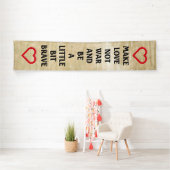 Einfache Symbole - HÖREN + Ihr Text & Ideen Banner (Insitu)