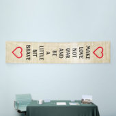 Einfache Symbole - HÖREN + Ihr Text & Ideen Banner (Messeveranstaltung)