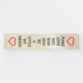 Einfache Symbole - HÖREN + Ihr Text & Ideen Banner (Horizontal)