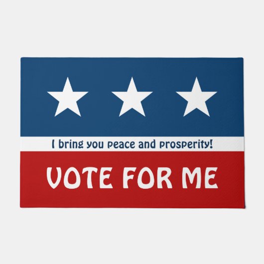 Einfache Symbole - STARS + Ihre Ideen Fußmatte (Vorderseite)