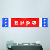 Einfache Symbole - volle Sterne + Ihr Text & Ideen Banner (Messeveranstaltung)