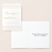 Einfache Sympathiekarte Folienkarte (Anzeige)