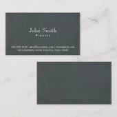 Einfache Tafel-Hintergrund-Pianist-Visitenkarte Visitenkarte (Vorne/Hinten)