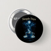 Einfache Tage Button (Vorne & Hinten)