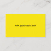 Einfache Tagesbetreuungskarten Visitenkarte (Rückseite)