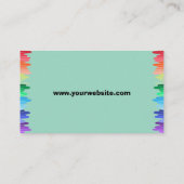 Einfache Tagesbetreuungskarten Visitenkarte (Rückseite)