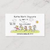 Einfache Tagesbetreuungskarten Visitenkarte (Vorderseite)