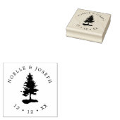 Einfache Tannenhochzeit Gummistempel (Stempel)