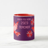 EINFACHE TASSE DES NEUJAHRES ALS GESCHENK FÜR LEHR (Zentrum)