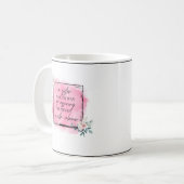 Einfache Tasse "Eine Schwester ist Gottes Weg" (Vorderseite Links)
