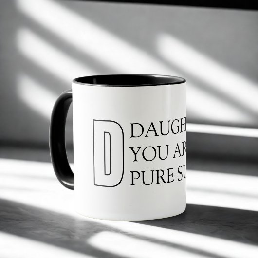 Einfache Tasse für die Tochter
