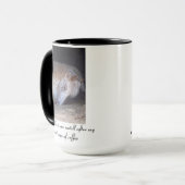 Einfache Tasse mit links Hand (Vorderseite Links)