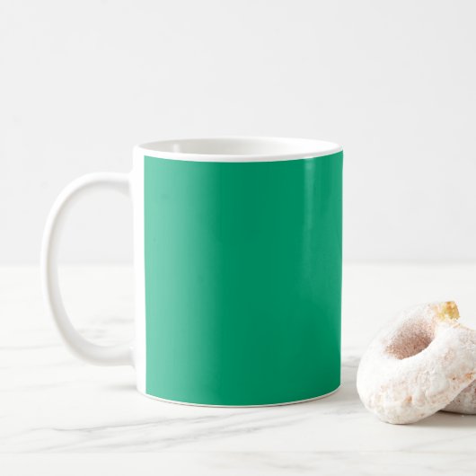 Einfache Tasse mit Solid-Color-Kaffee (Mit Donut)