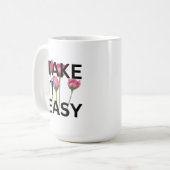 Einfache Tasse - Motivierend Blumencocktail-Cup (Vorderseite Links)
