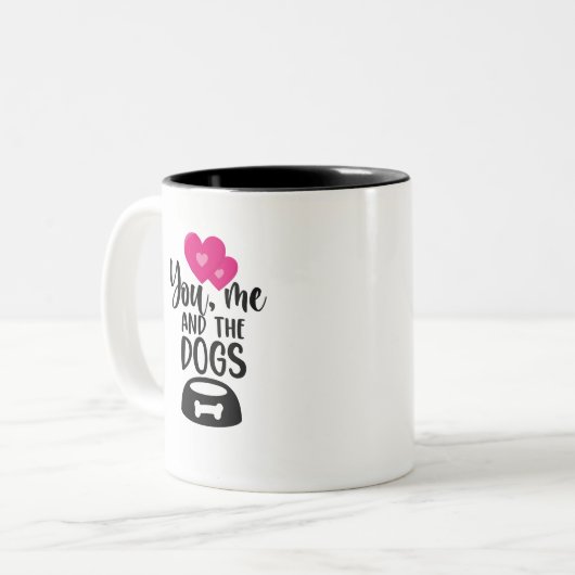 Einfache Tasse "You Me & the Hogs" (Vorderseite Links)