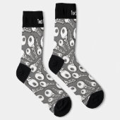 Einfache Tastenmuster-Socken Socken (Rechts)