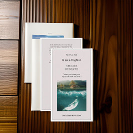 Einfache Taupe Autor-Werbeaktion Visitenkarte