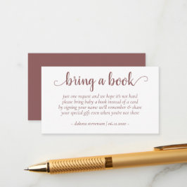 Einfache Taupe-Dusche | Wüste Rose Buch bringen Begleitkarte