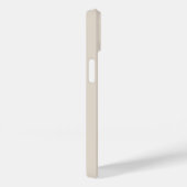 Einfache Taupe-Neutral-Letter-Initialmonogramm Case-Mate iPhone Hülle (Rückseite / Rechts)