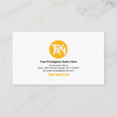 Einfache Taxi-Karos - Grenz-Share-Fahrer Visitenkarte (Rückseite)