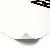 Einfache Teekanne mit minimalistischem Design Poster (Ecke)