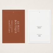 Einfache Terracotta-Boutique (Vorne & Hinten)