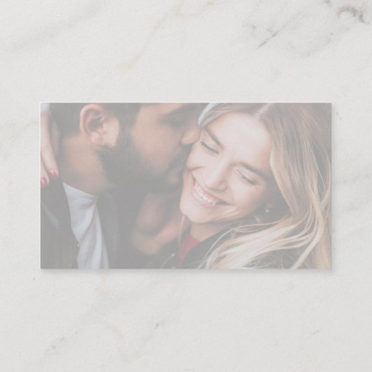 Einfache Terracotta-Kalligrafie Antwort QR-Code-Fo Begleitkarte (Rückseite)