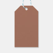 Einfache Terrakotta-Büste: Sie werden meine Bridma Geschenkanhänger (Rückseite)