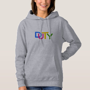 Einfache Textgestaltung Hoodie