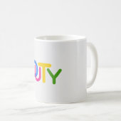 Einfache Textgestaltung Kaffeetasse (VorderseiteRechts)