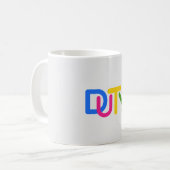 Einfache Textgestaltung Kaffeetasse (Vorderseite Links)