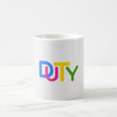 Einfache Textgestaltung Kaffeetasse (Mittel)