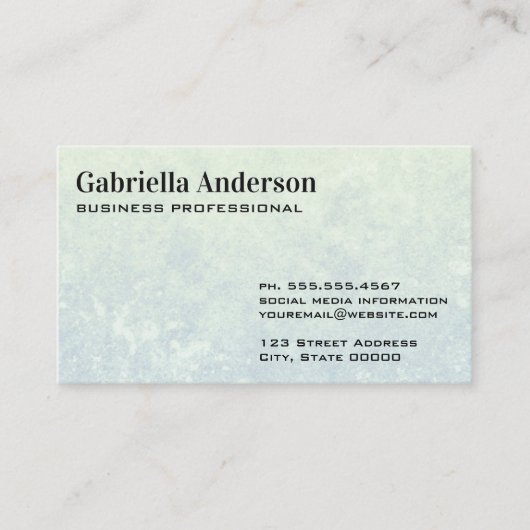 Einfache Textur Visitenkarte (Vorderseite)