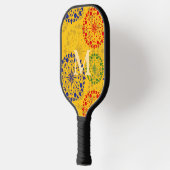 Einfache, texturierte Mandala Pickleball Schläger (Links)
