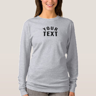Einfache Textvorlage zeigt lange Schnauze grau T-Shirt