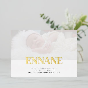Einfache Thanku-Folie-Einladung Folieneinladung