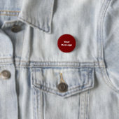 Einfache tiefrote Vorlage mit weißer Nachricht Button (Beispiel)