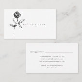 Einfache Tinte Modernes Kunsthandwerk Terminkarte (Vorne/Hinten)