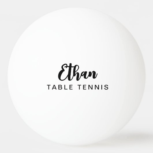 Einfache Tischtennis-Skriptname Ping-Pong-Ball Tischtennisball (Vorderseite)