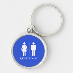 Einfache Toilettenschlüssel für das Gastgewerbe od Schlüsselanhänger