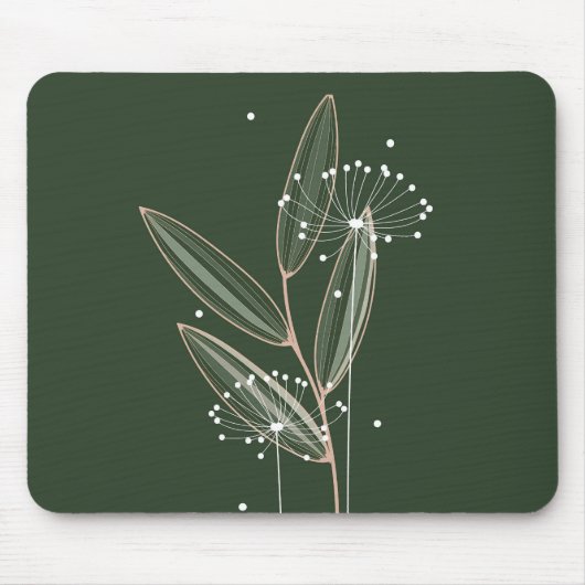 Einfache Touch der Natur, die das Land sät Mousepad (Vorne)