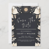 Einfache traditionelle Hochzeit ohne Verlängerung Save The Date (Vorderseite)