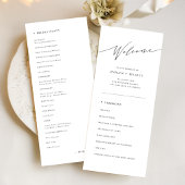 Einfache traditionelle katholische Hochzeitsfeier Programm