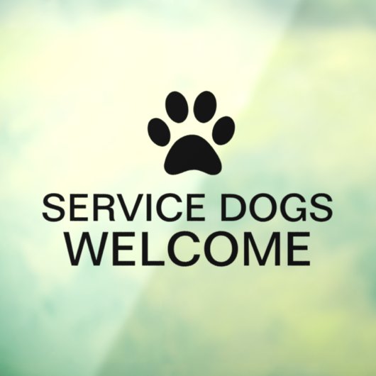 Einfache, transparente Hunde Begrüßungsglas Fensteraufkleber (Blatt 3)