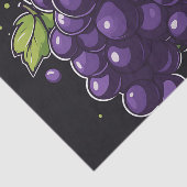 Einfache Traube mit Blätter Seidenpapier (Ausschnitt)