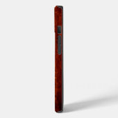 Einfache trendy Holz Grain Monogram Initialen Case-Mate iPhone Hülle (Rückseite / Links)